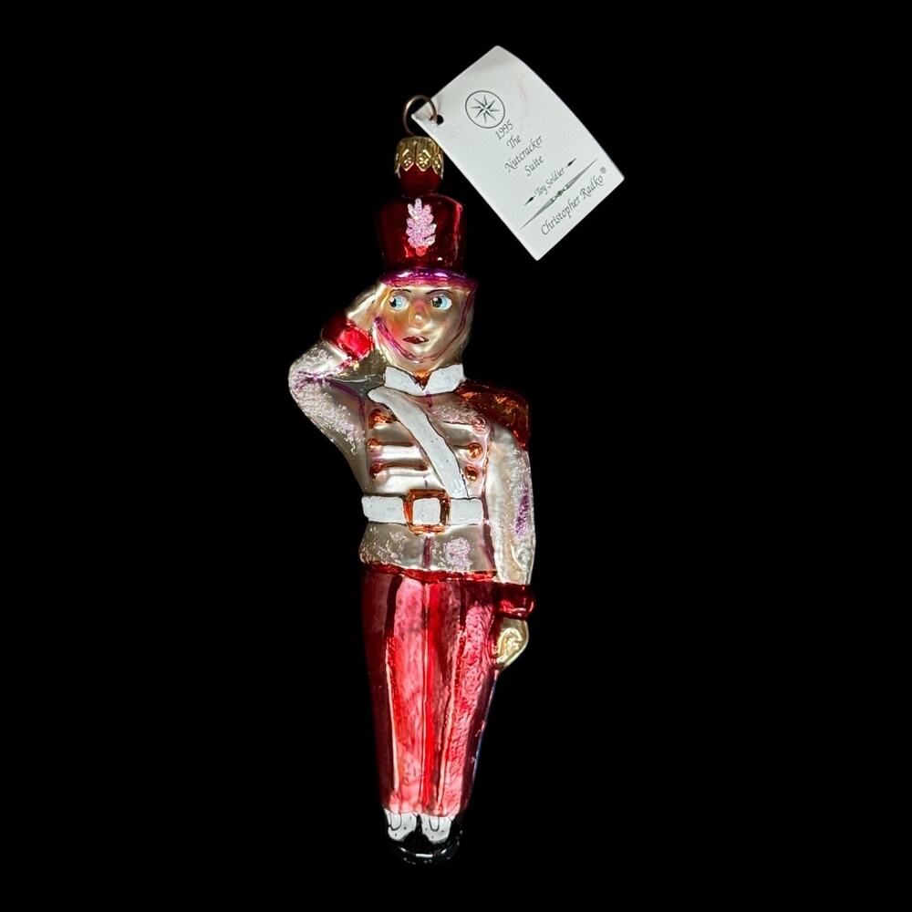 Christopher Radko 1995 Nutcracker Suite Toy Soldier Ornament #9454/15000 Vintage